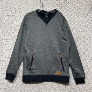 Oakley Factory Pilot Windproof Pullover Sweater Men Sz L Gray Regular Fit